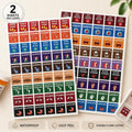 Medication Bottle Stickers for Easy Identification | Condition Icons | Labels for Caregivers, Seniors & Homeuse