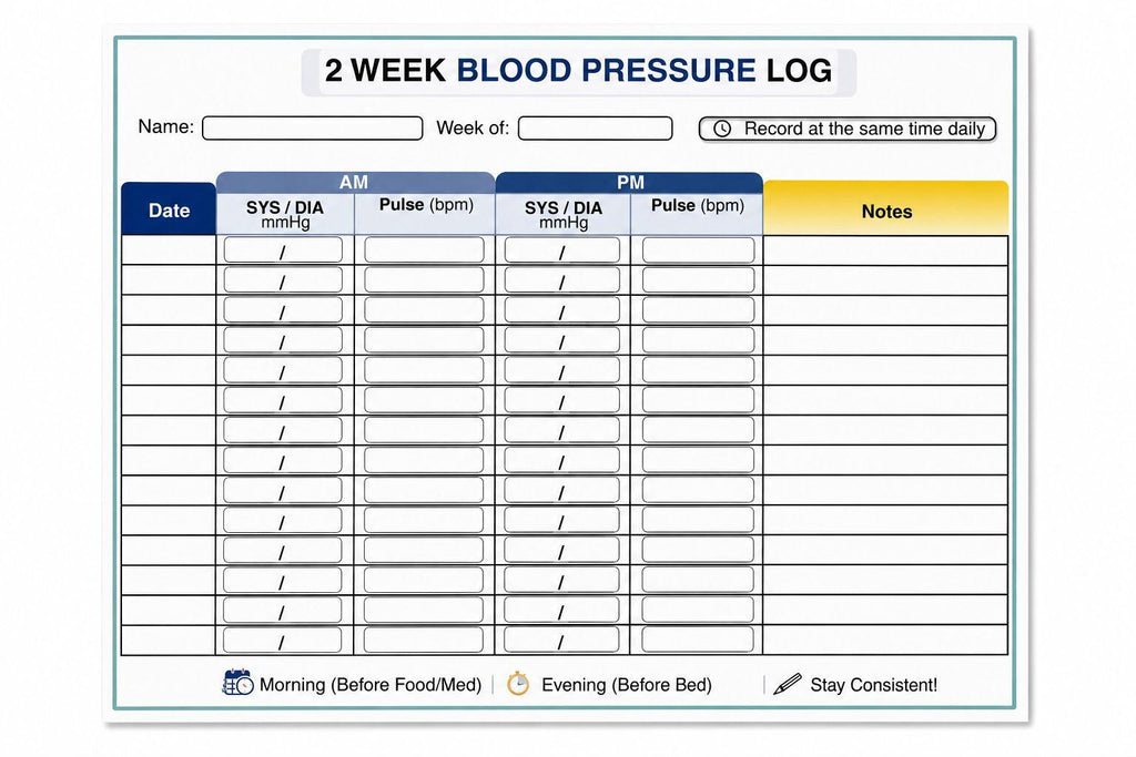 Magnetic Dry Erase Health Tracker Board-Reusable Daily Medication Log