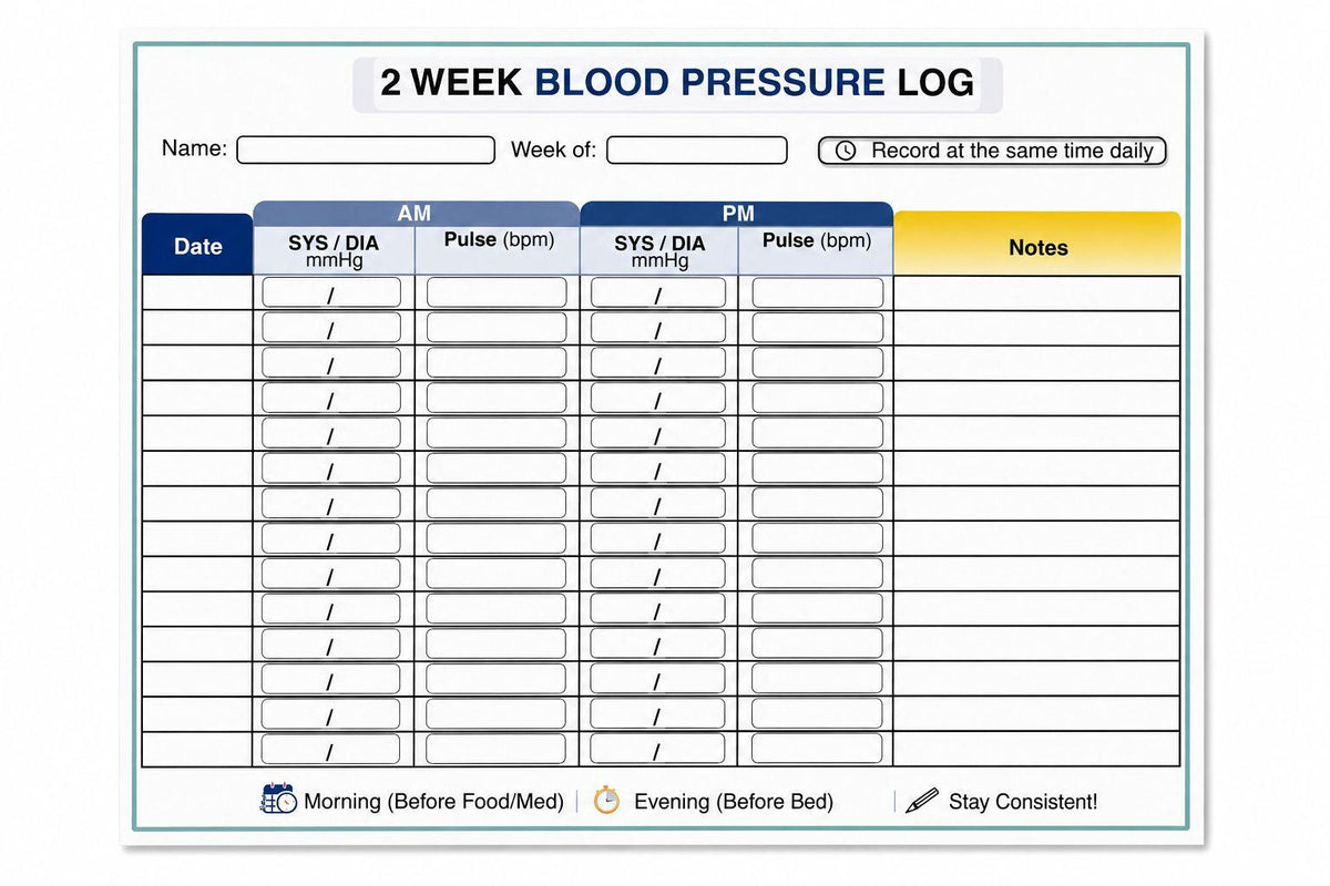 Magnetic Dry Erase Health Tracker Board-Reusable Daily Medication Log