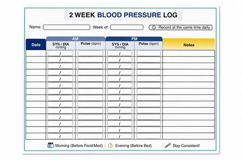 Magnetic Dry Erase Health Tracker Board-Reusable Daily Medication Log