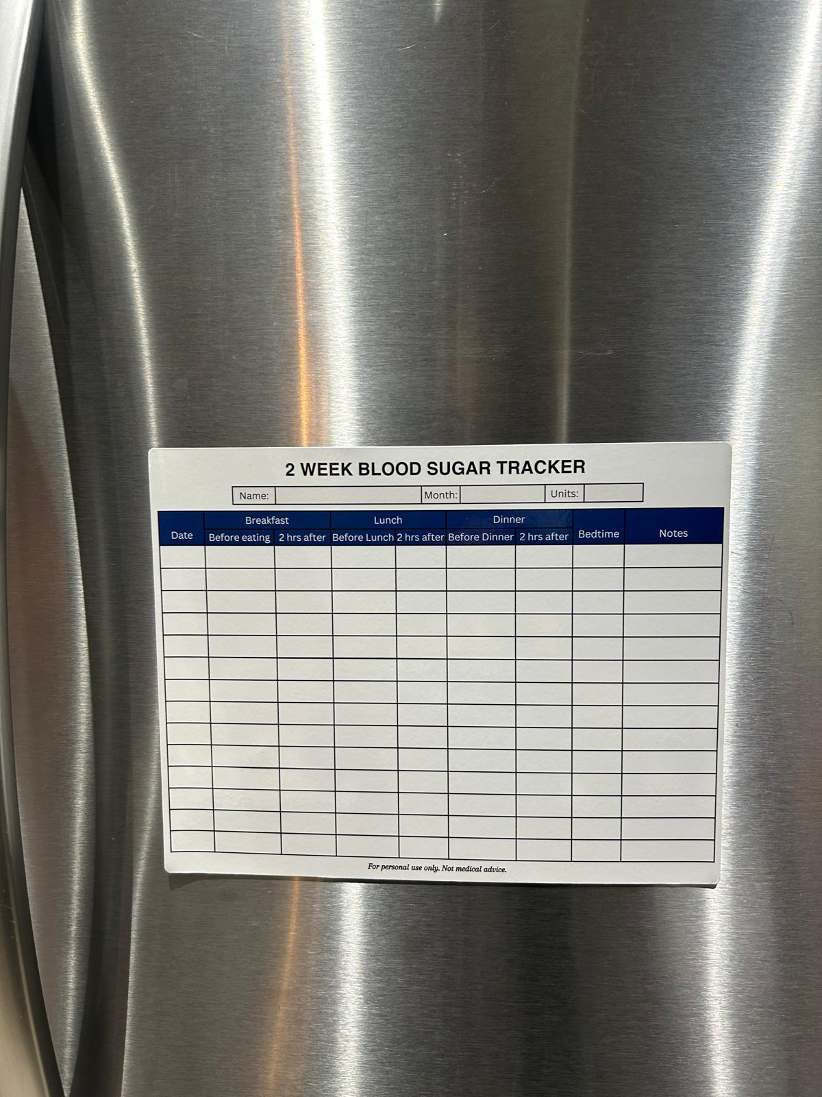 Magnetic Dry Erase Health Tracker Board-Reusable Daily Medication Log
